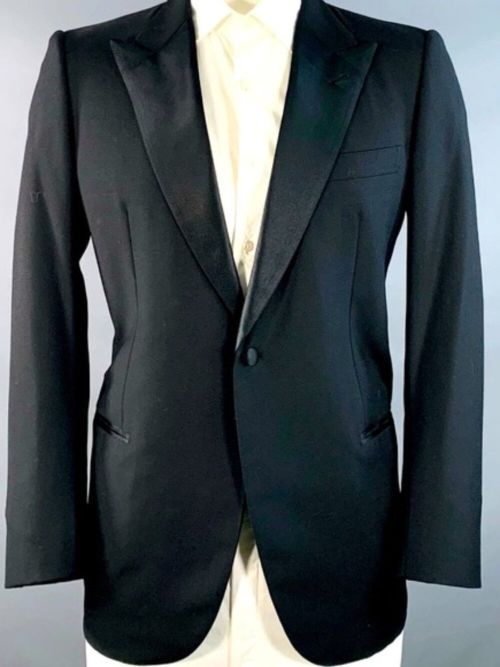 *Brioni* vintage black tuxedo jacket - 44R